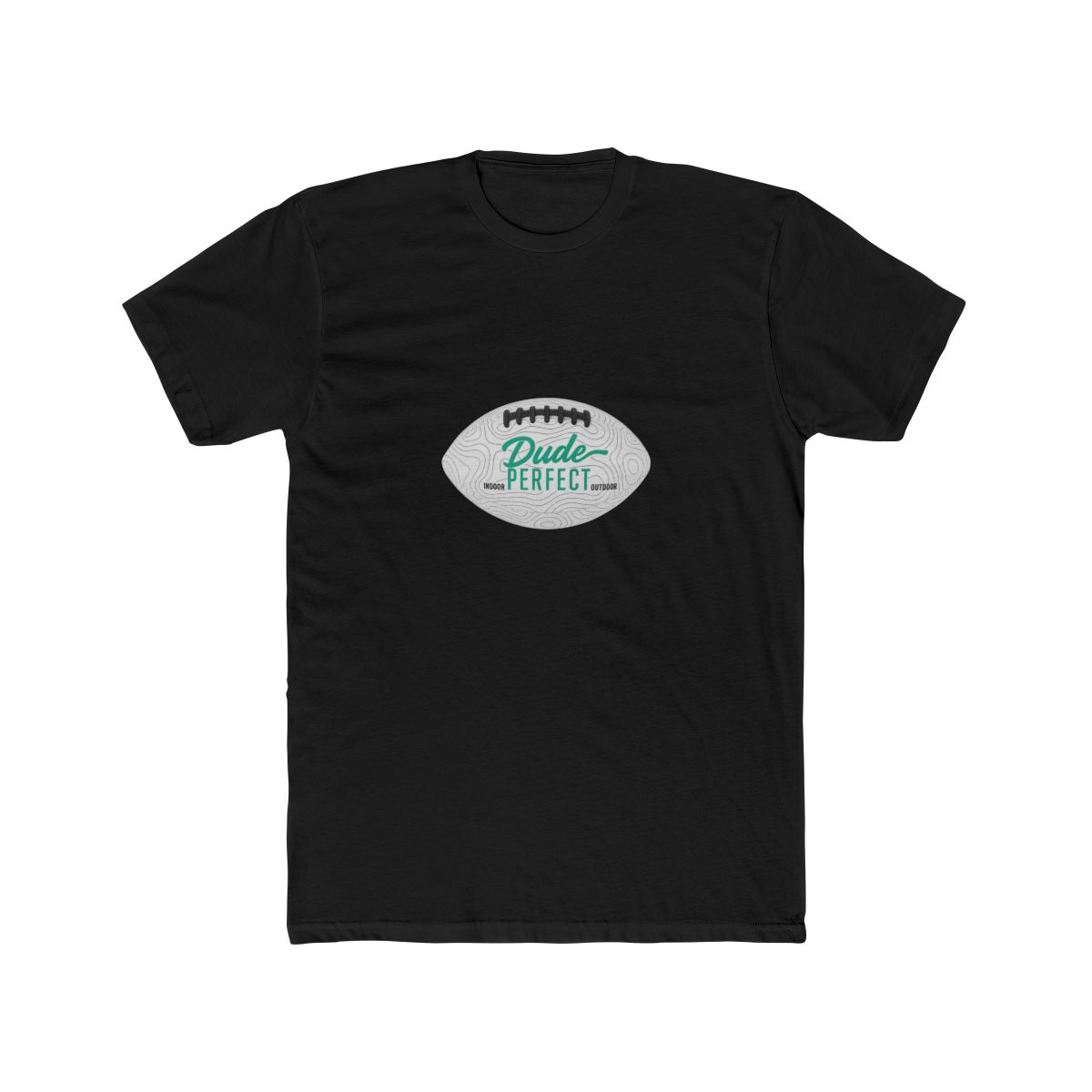 Youth Football Topography Map T-Shirt