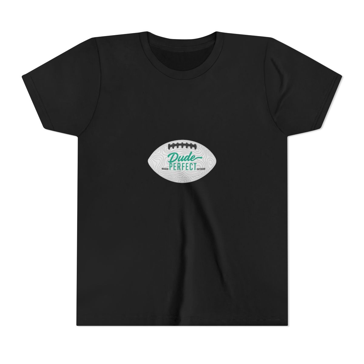 Youth Football Topography Map Kids T-Shirt